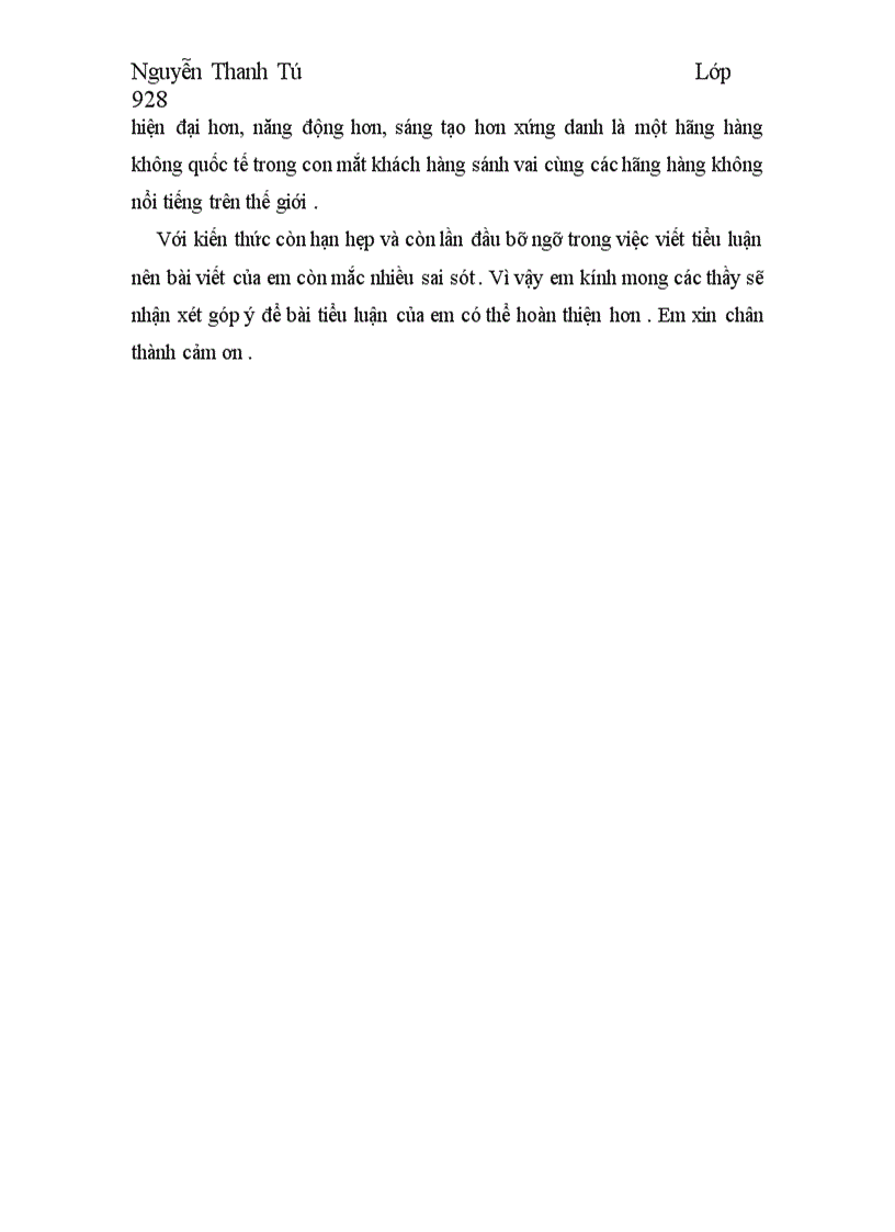 image for page Phát triển thương hiệu của Việt Nam airlines