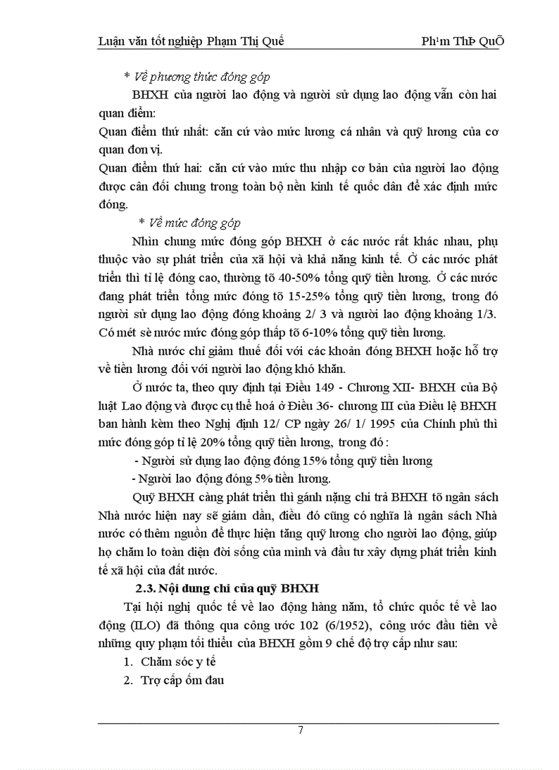 image for page Công tác chi trả Bảo hiểm xã hội ở huyện Cẩm xuyên - Hà Tĩnh giai đoạn 2000-2002 Thực trạng và giải pháp