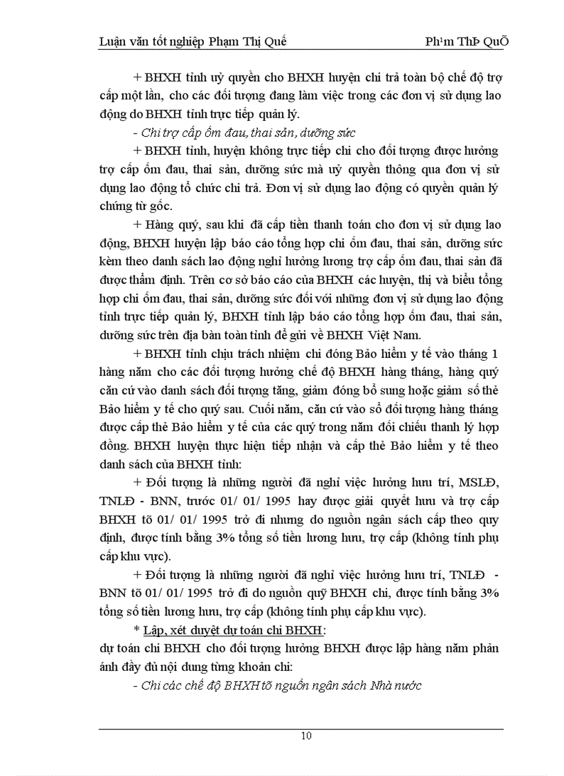 image for page Công tác chi trả Bảo hiểm xã hội ở huyện Cẩm xuyên - Hà Tĩnh giai đoạn 2000-2002 Thực trạng và giải pháp