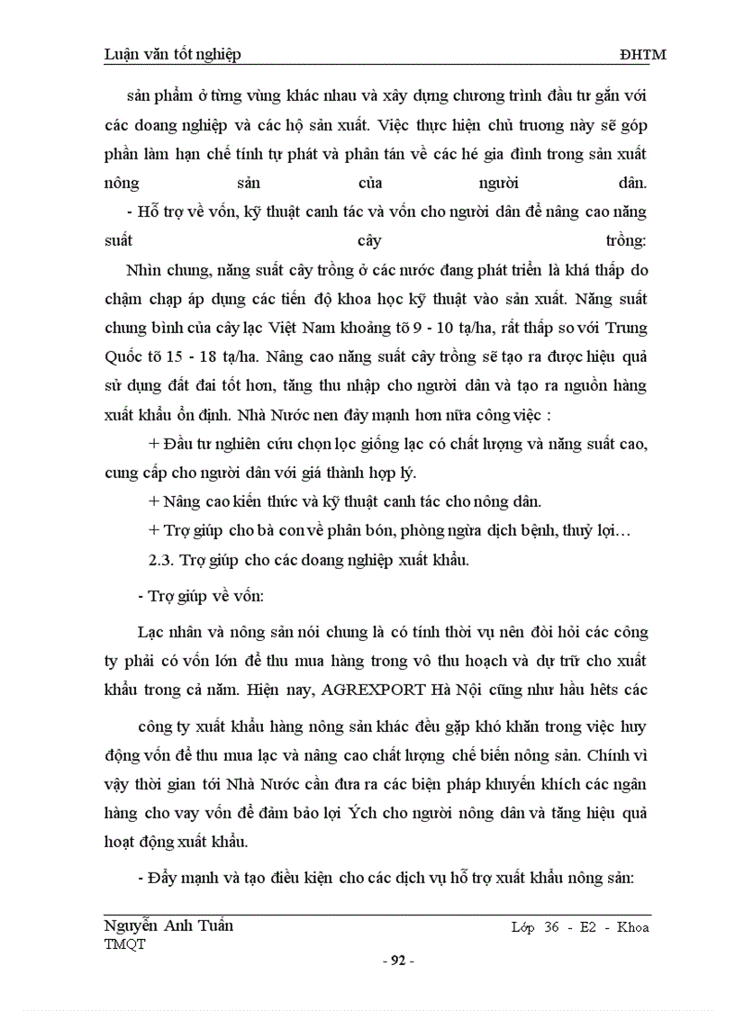 image for page Hoàn thiện quy trình tổ chức thực hiện hợp đồng xuất khẩu Lạc Nhân tại Công ty xuất nhập khẩu nông sản thực phẩm Hà Nội