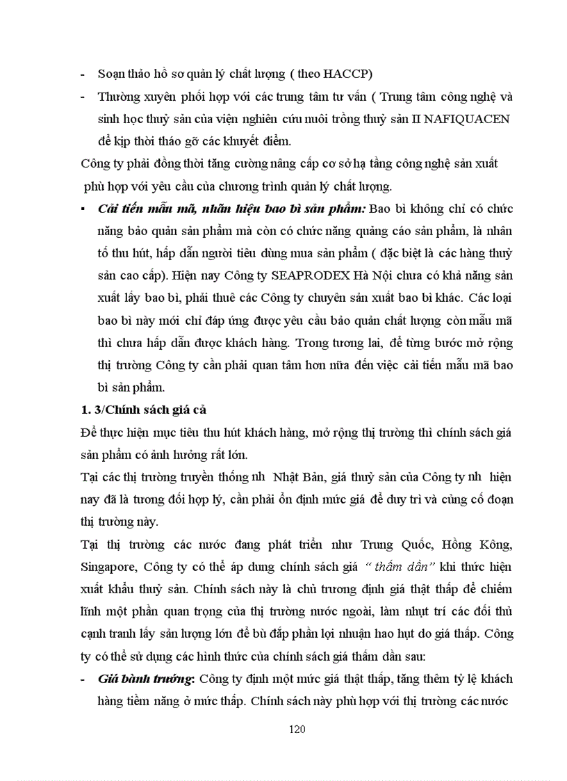 image for page Một số giải pháp nhằm mở rộng thị trường xuất khẩu thuỷ sản của Công ty xuất nhập khẩu Thuỷ sản Hà Nội