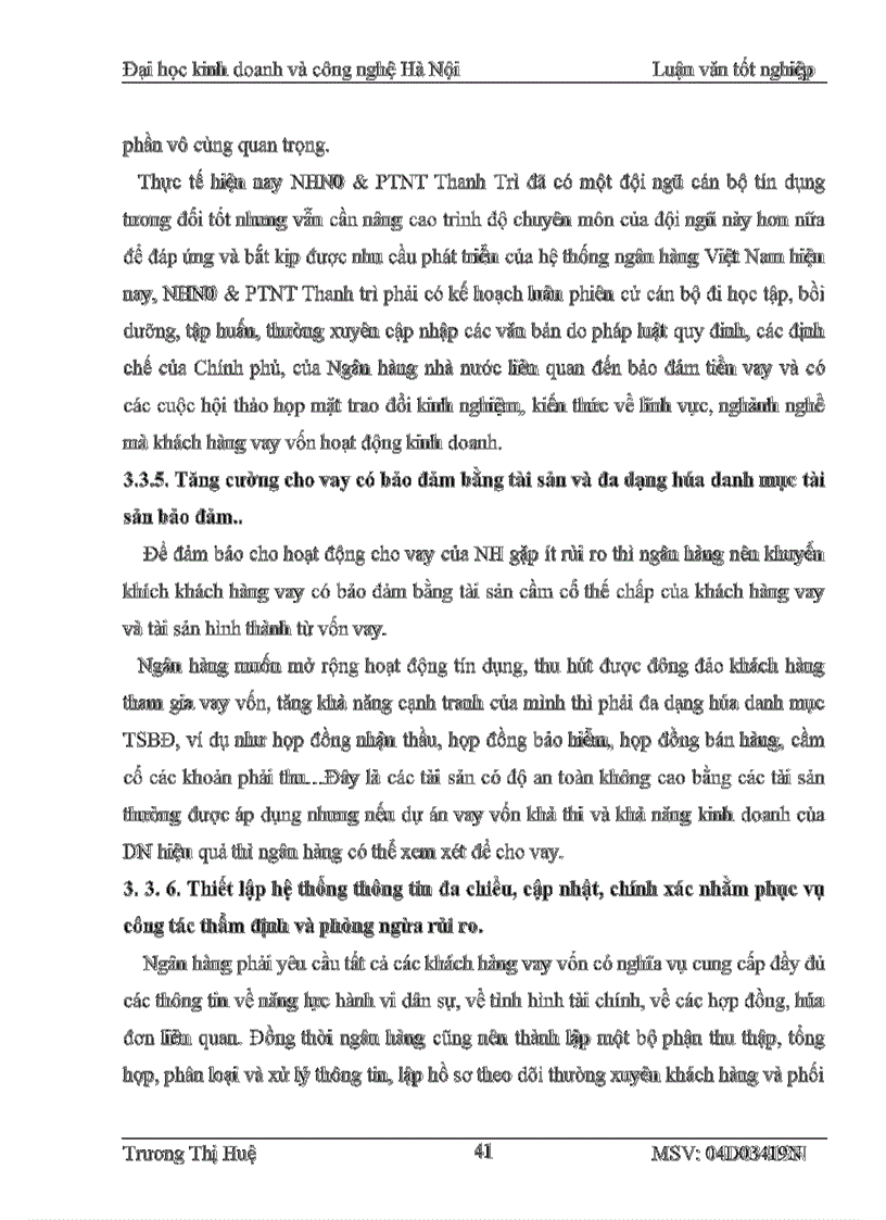 image for page Một số giải pháp nâng cao hiệu quả công tác bảo đảm tiền vay tại NHN0&PTNT huyện Thanh Trì