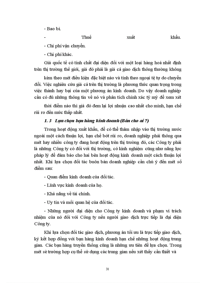 image for page Một số biện pháp cơ bản nhằm đẩy mạnh xuất khẩu sản phẩm ong ở Công ty ong Trung ương