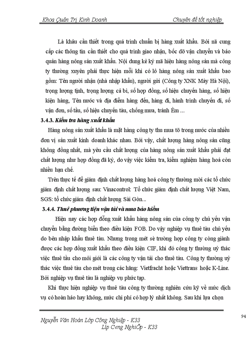 image for page Một số giải pháp nhằm nâng cao hiệu quả và thúc đẩy xuất khẩu hàng nông sản tại Công ty CP XNK Máy - Hà Nội