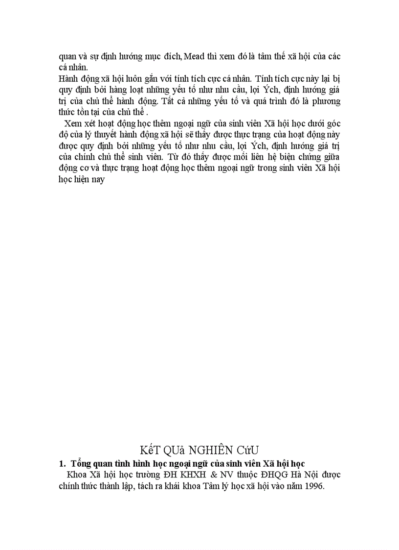 image for page Sinh viên Xã hội học với việc học thêm ngoại ngữ