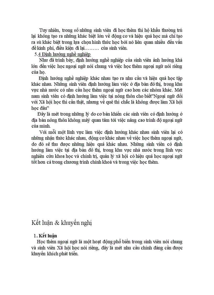 image for page Sinh viên Xã hội học với việc học thêm ngoại ngữ