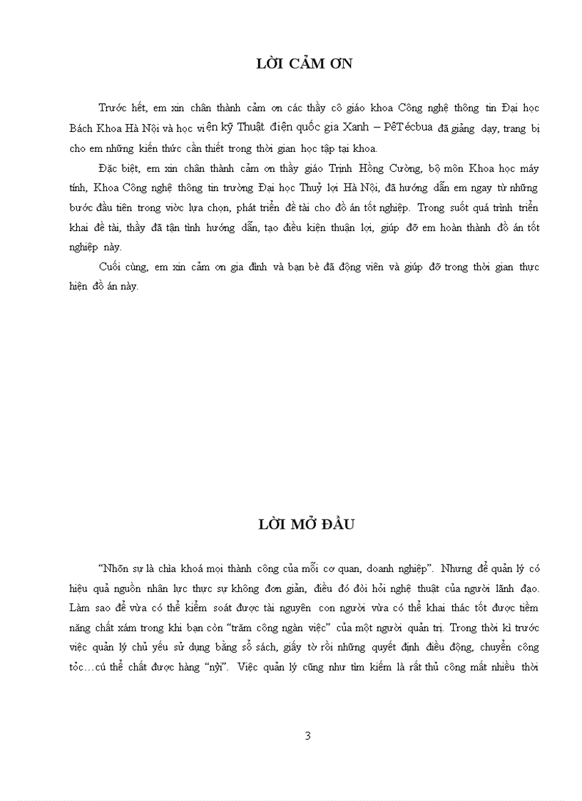 image for page Hệ thống quản lý nhân sự tại trường Đại học sau khi được phân tích thiết kế và cài đặt hoàn thiện sẽ góp phần quan trọng trong việc quản lý chúng từ sổ sách về cán bộ đã và đang làm việc tại trường - Đối tượng sử dụng