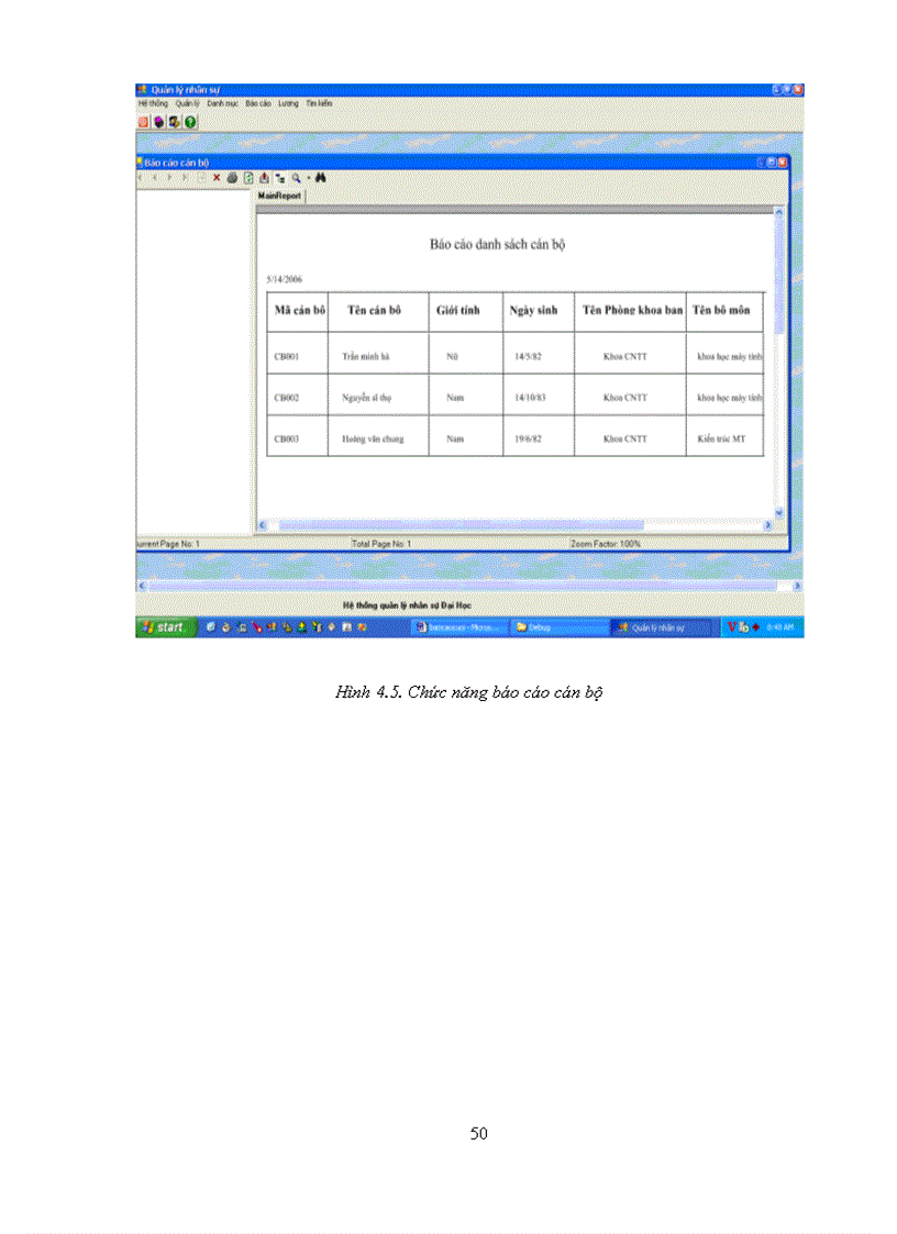 image for page Hệ thống quản lý nhân sự tại trường Đại học sau khi được phân tích thiết kế và cài đặt hoàn thiện sẽ góp phần quan trọng trong việc quản lý chúng từ sổ sách về cán bộ đã và đang làm việc tại trường - Đối tượng sử dụng