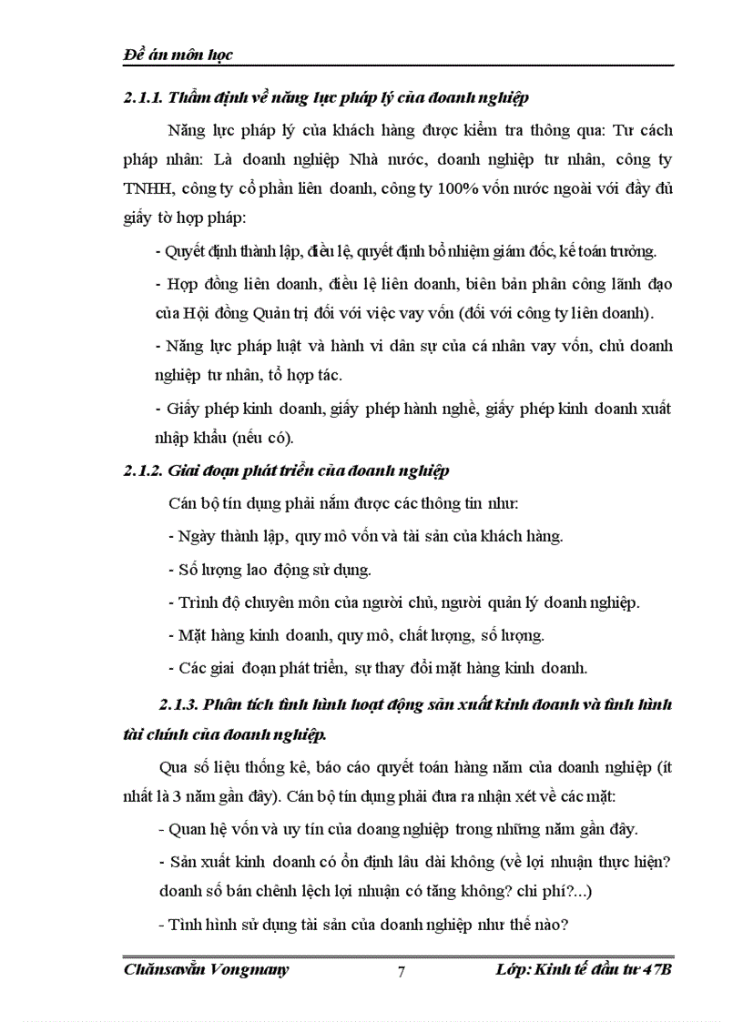 image for page Giải pháp nâng cao hiệu quả thẩm định tài chính dự án đầu tư tại Ngân hàng liên doanh Việt-Lào chi nhánh Hà Nội