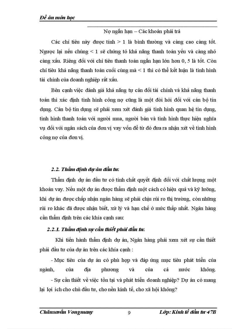 image for page Giải pháp nâng cao hiệu quả thẩm định tài chính dự án đầu tư tại Ngân hàng liên doanh Việt-Lào chi nhánh Hà Nội