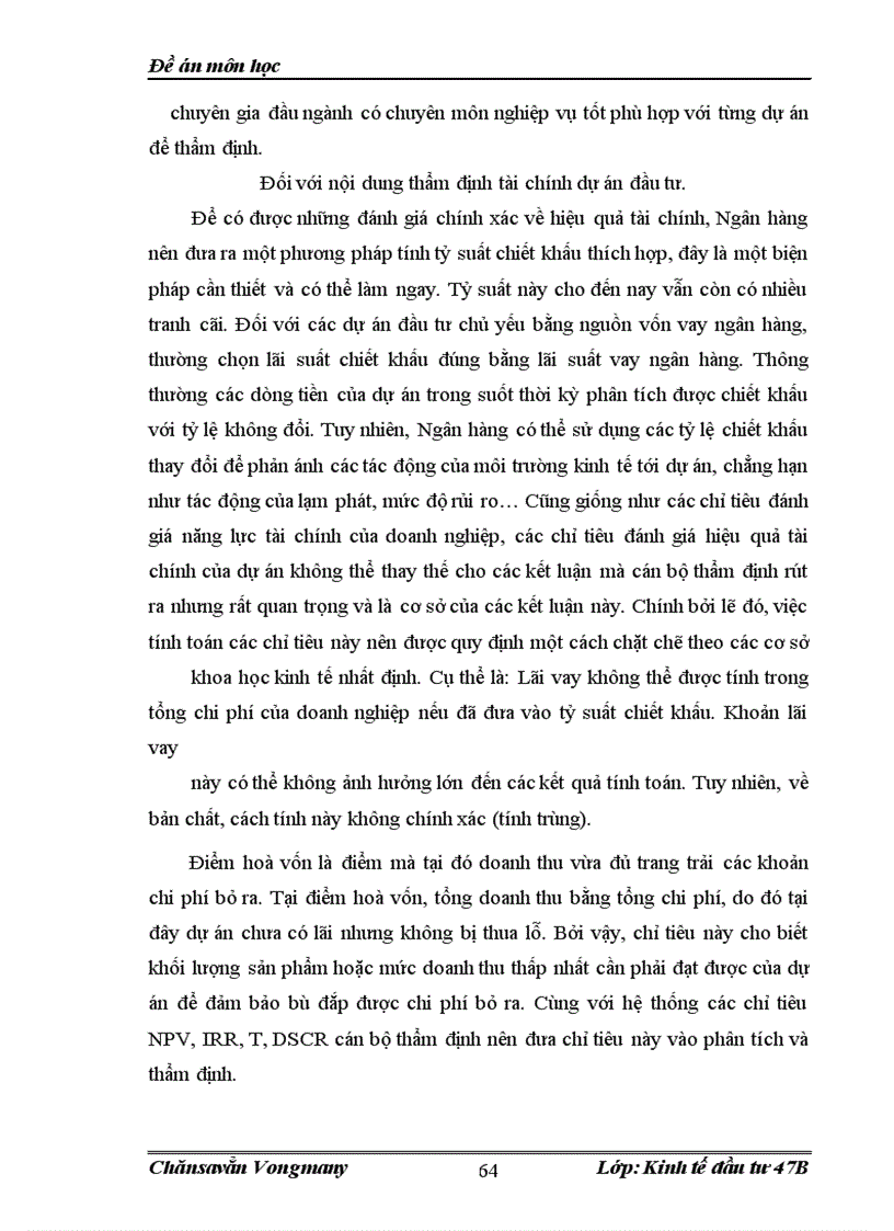 image for page Giải pháp nâng cao hiệu quả thẩm định tài chính dự án đầu tư tại Ngân hàng liên doanh Việt-Lào chi nhánh Hà Nội