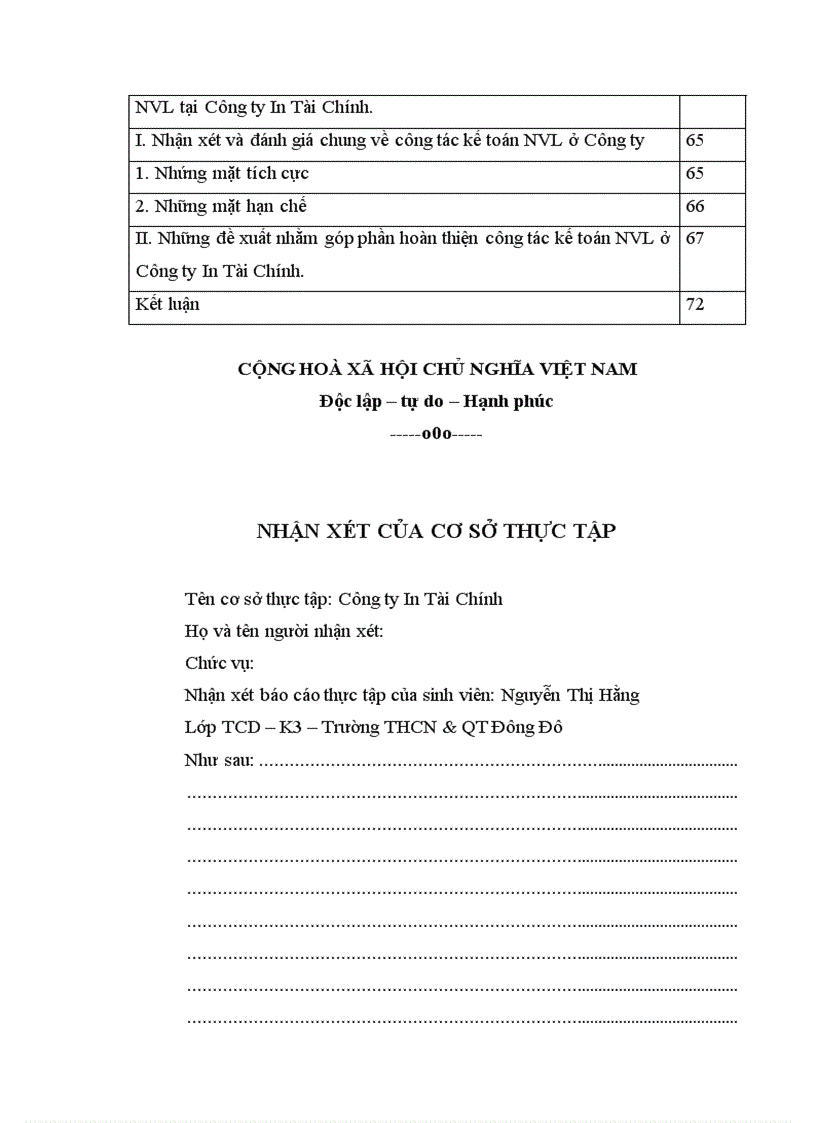 image for page Hạch toán kế toán nguyên vật liệu tại công ty In Tài chính