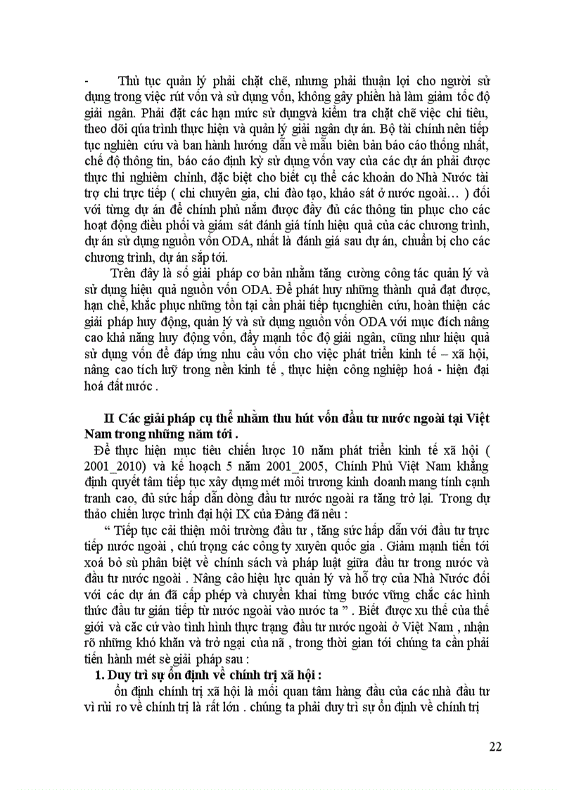 image for page Huy động vốn đầu tư nước ngoài tại Việt Nam: Thực trạng và giải pháp cho những năm đầu thế kỷ 21