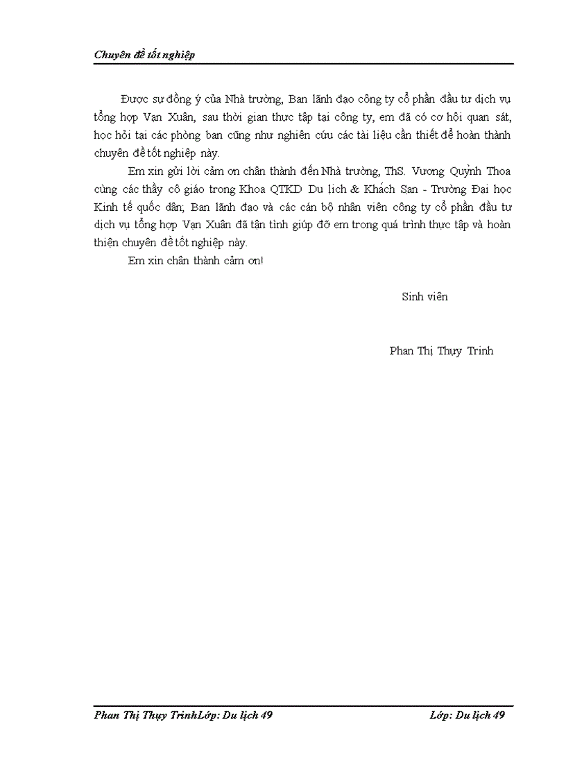 image for page Áp dụng chính sách marketing- mix cho đối tượng khách du lịch là học sinh tại công ty cổ phần đầu tư dịch vụ tổng hợp Vạn Xuân