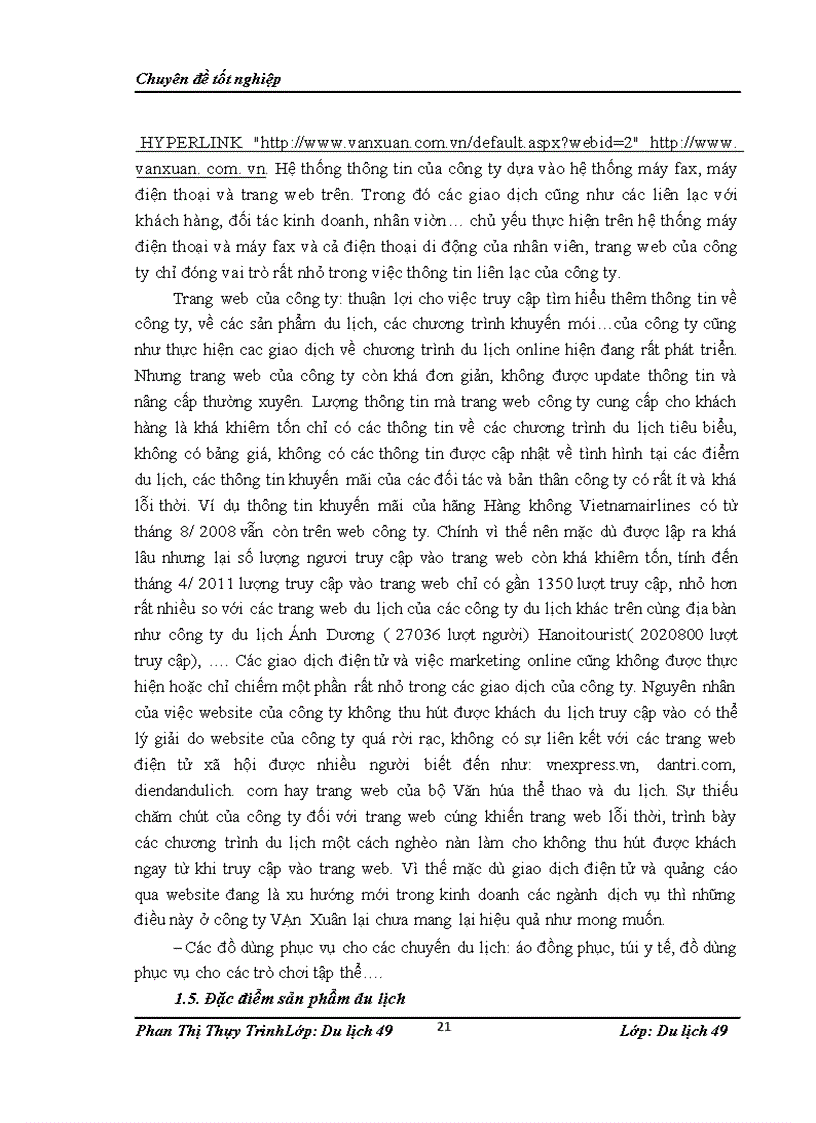 image for page Áp dụng chính sách marketing- mix cho đối tượng khách du lịch là học sinh tại công ty cổ phần đầu tư dịch vụ tổng hợp Vạn Xuân