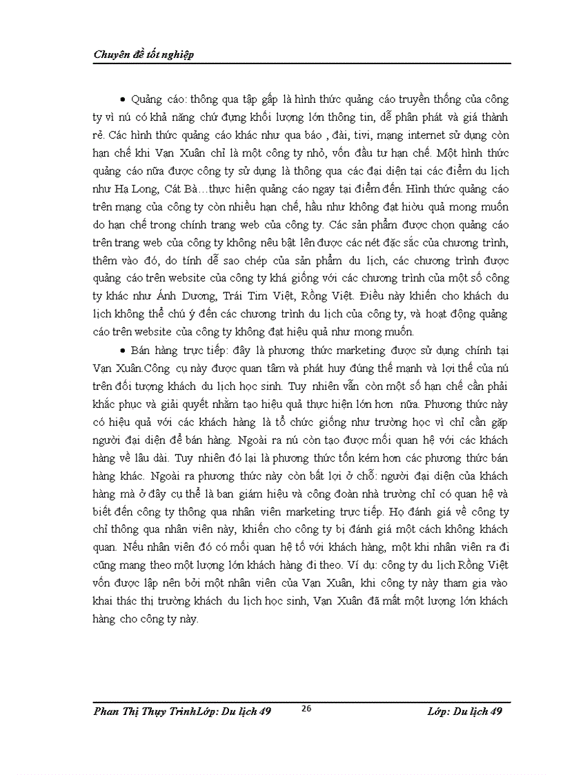 image for page Áp dụng chính sách marketing- mix cho đối tượng khách du lịch là học sinh tại công ty cổ phần đầu tư dịch vụ tổng hợp Vạn Xuân