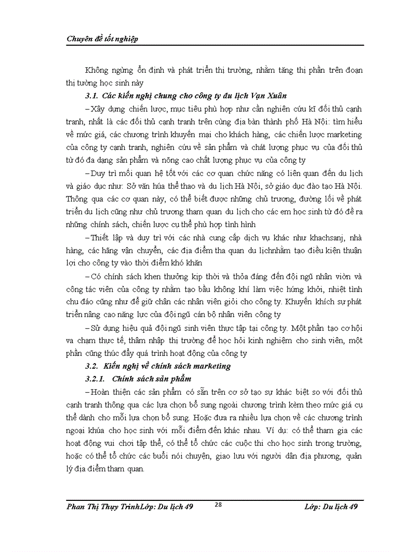 image for page Áp dụng chính sách marketing- mix cho đối tượng khách du lịch là học sinh tại công ty cổ phần đầu tư dịch vụ tổng hợp Vạn Xuân