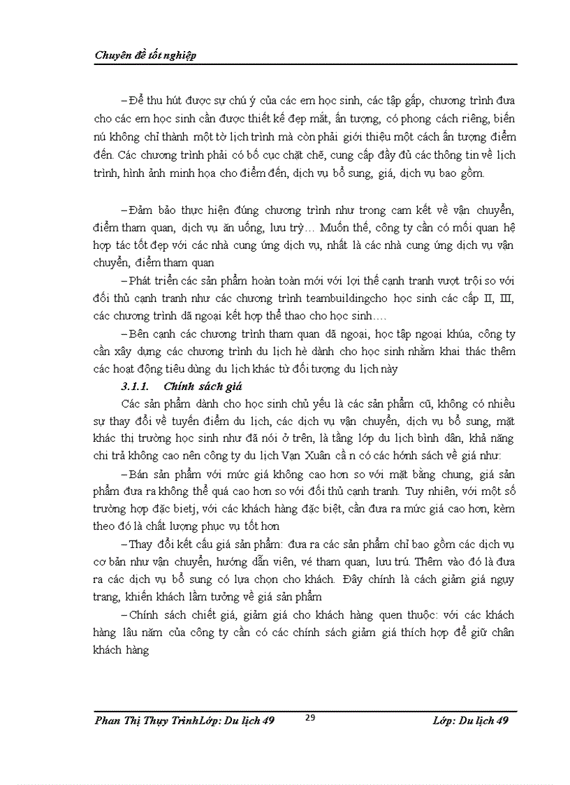 image for page Áp dụng chính sách marketing- mix cho đối tượng khách du lịch là học sinh tại công ty cổ phần đầu tư dịch vụ tổng hợp Vạn Xuân