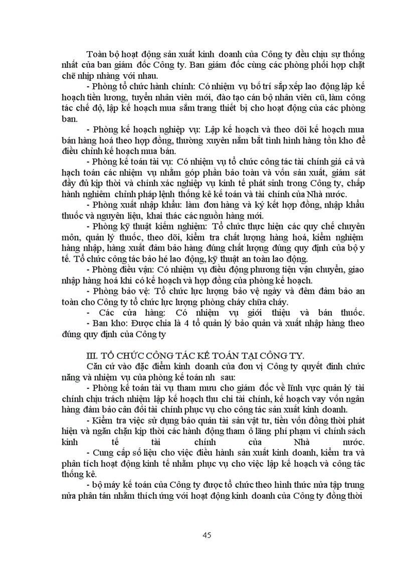 image for page Hoàn thiện công tác hạch toán lưu chuyển hàng hoá và xác định kết quả tiêu thụ tại Công ty Dược phẩm trung ương I