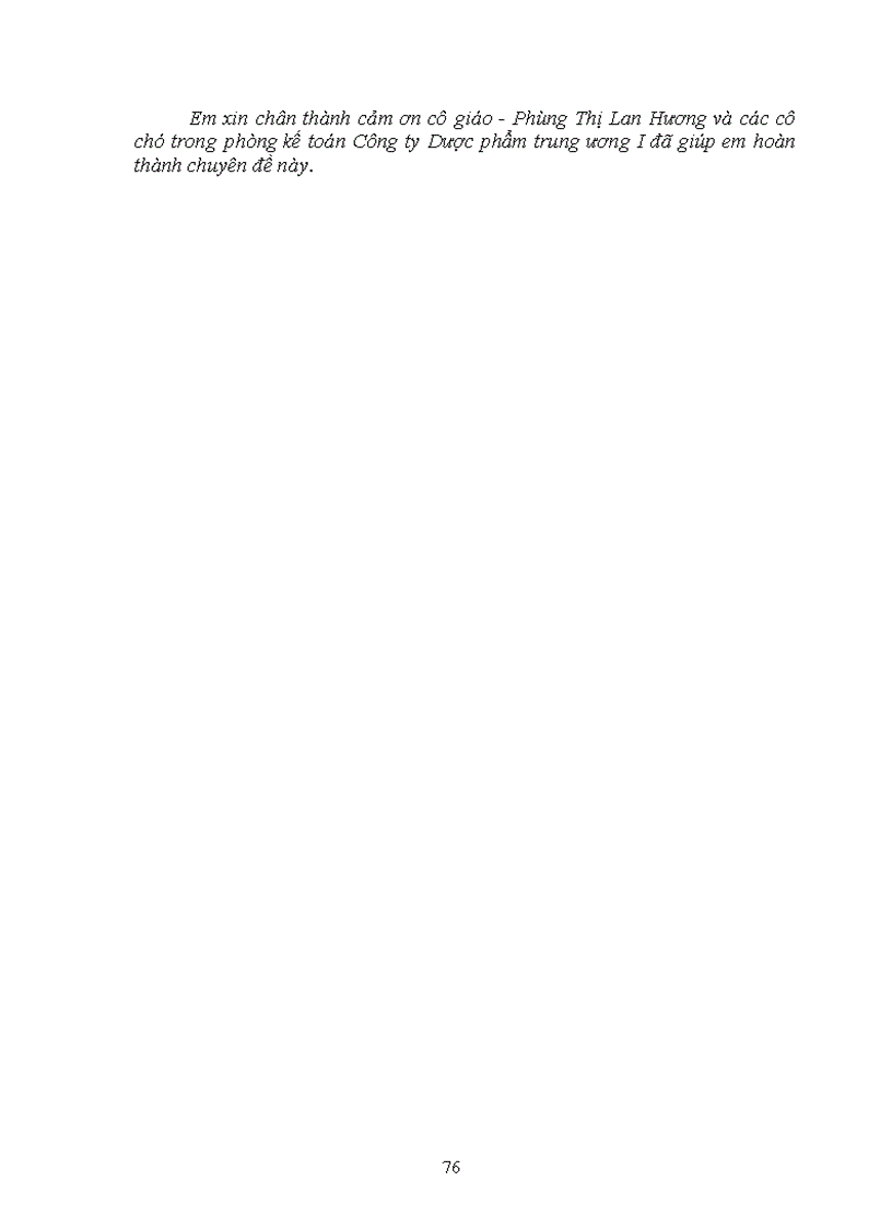 image for page Hoàn thiện công tác hạch toán lưu chuyển hàng hoá và xác định kết quả tiêu thụ tại Công ty Dược phẩm trung ương I