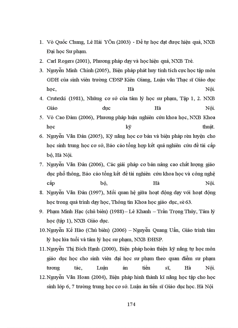 image for page Biện pháp rèn luyện kỹ năng tự học môn Giáo dục học cho sinh viên ở trường Cao đẳng Cần Thơ