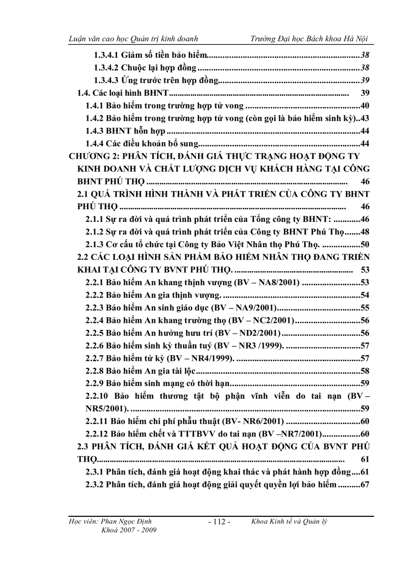 image for page Một số giải pháp nhằm nâng cao chất lượng dịch vụ khách hàng trong công ty Bảo Việt Nhân Thọ Phú Thọ