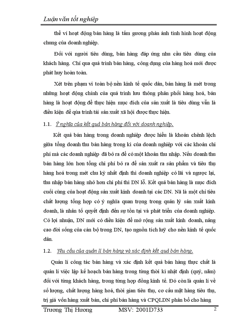 image for page Lí luận chung về kế toán bán hàng và xác định kết quả bán hàng trong doanh nghiệp.