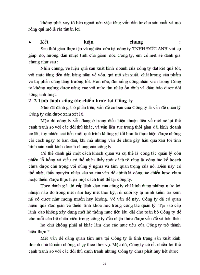 image for page Hoạt động và công tác chiến lược ở Công ty TNHH Đức Anh