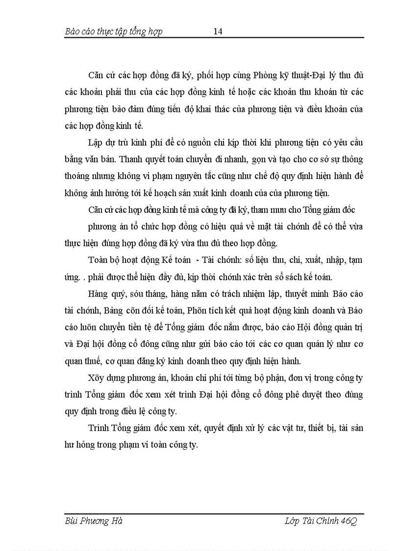 image for page Một số giải pháp nâng cao hiệu quả sử dụng vốn cố định của công ty cổ phần vận tải và thương mại Hải phòng