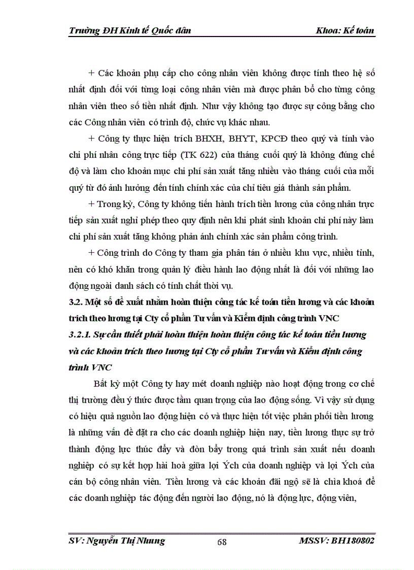 image for page Kế toán tiền lương và các khoản trích theo lương tại Cty cổ phần Tư vấn và Kiểm định công trình VNC