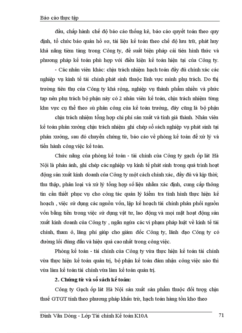 image for page Hoàn thiện công tác hạch toán, kế toán chi phí sản xuất và tính giá thành sản phẩm ở công ty Gạch ốp lát Hà Nội.