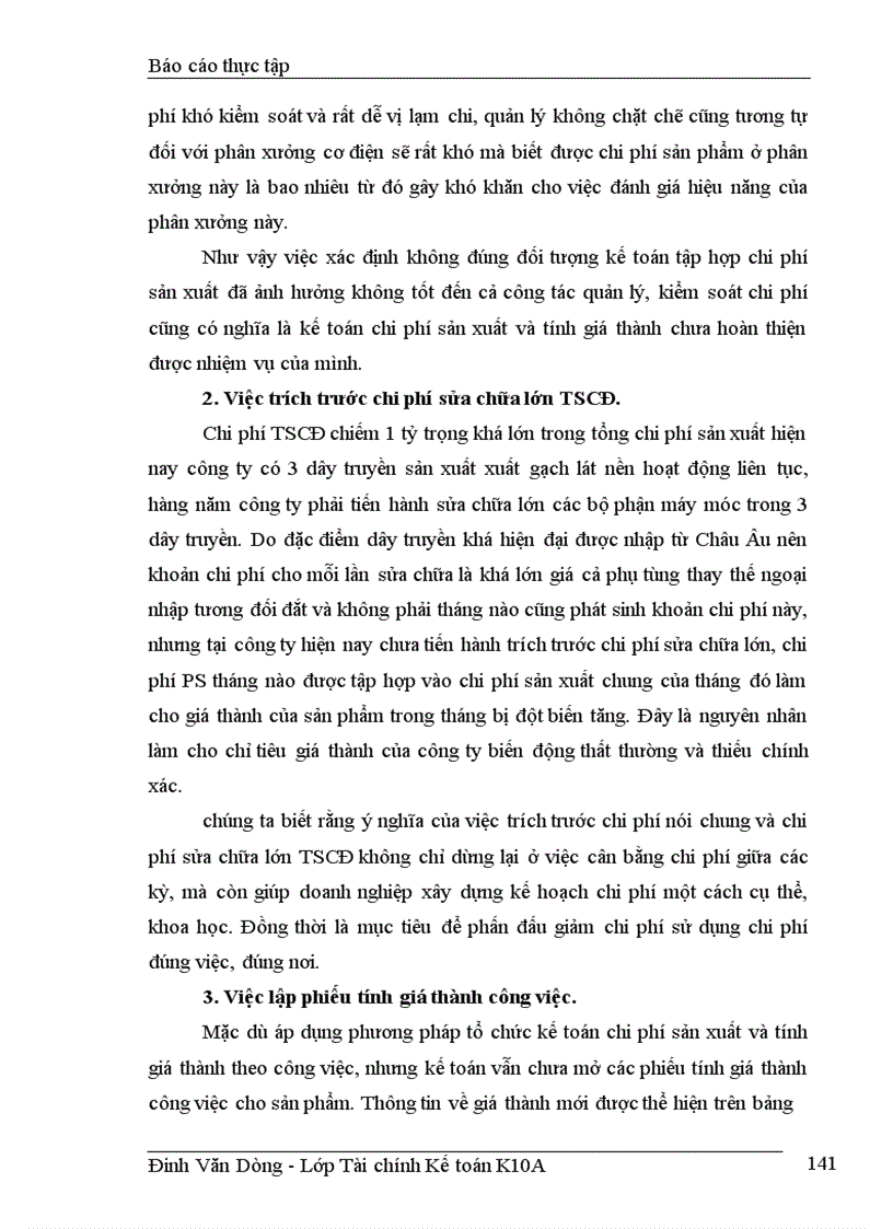 image for page Hoàn thiện công tác hạch toán, kế toán chi phí sản xuất và tính giá thành sản phẩm ở công ty Gạch ốp lát Hà Nội.