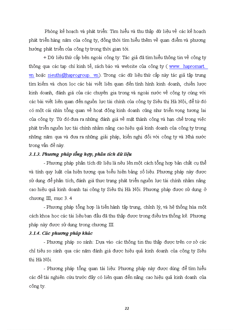 image for page Giải pháp phát triển nguồn lực tài chính nhằm nâng cao hiệu quả kinh doanh tại công ty Siêu thị Hà Nội