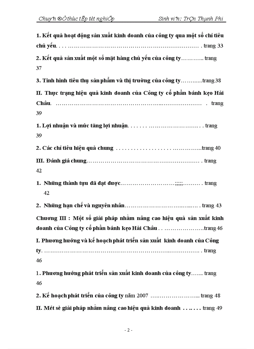 image for page Nâng cao hiệu quả sản xuất kinh doanh của Công ty Cổ phần bánh kẹo Hải Châu