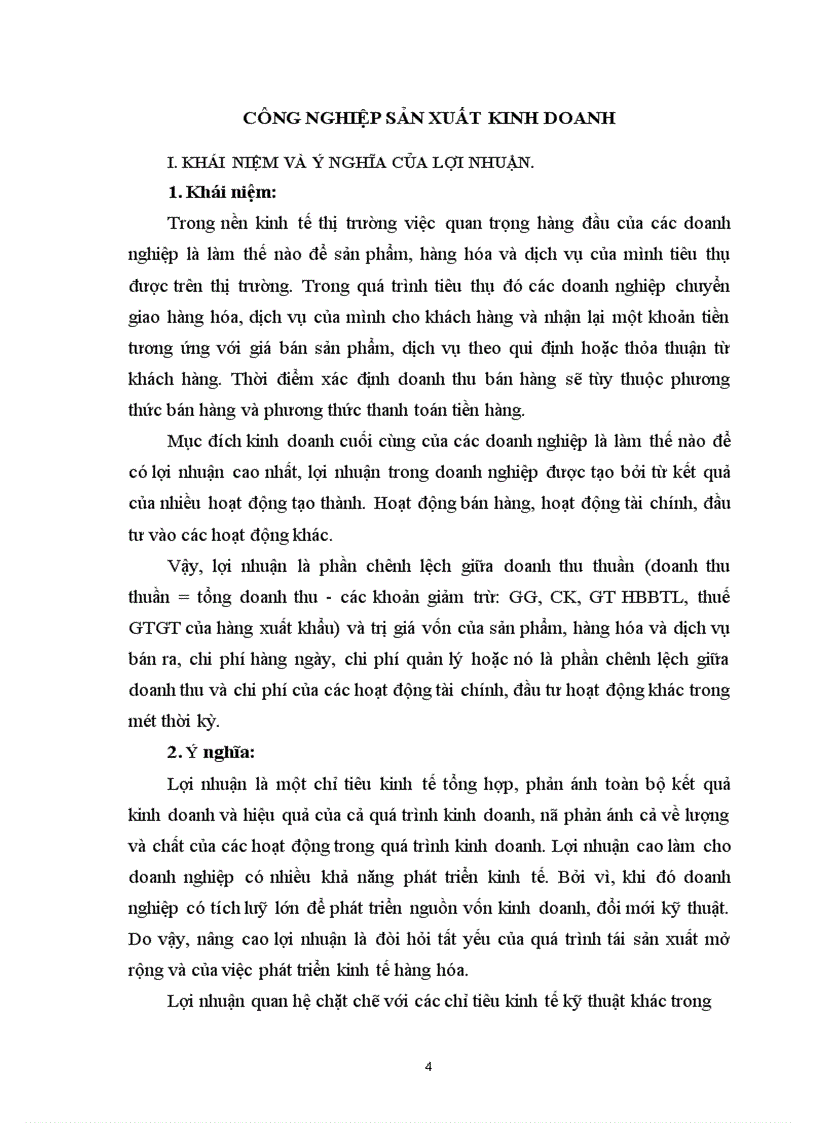 image for page Thực trạng công tác tổ chức quản lý lợi nhuận ở Công ty dệt Minh Khai