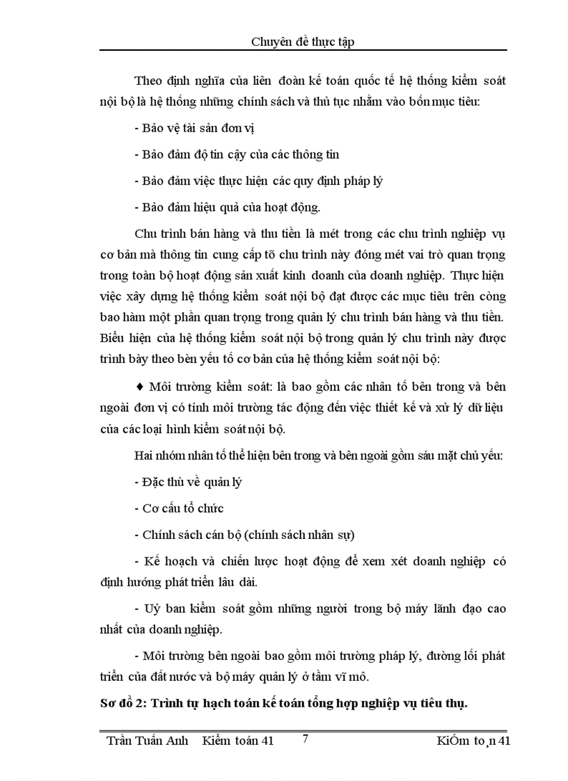 image for page Kiểm toán chu trình bán hàng – thu tiền trong kiểm toán báo cáo tài chính do Công ty Kiểm toán và Dịch vụ tin học thực hiện