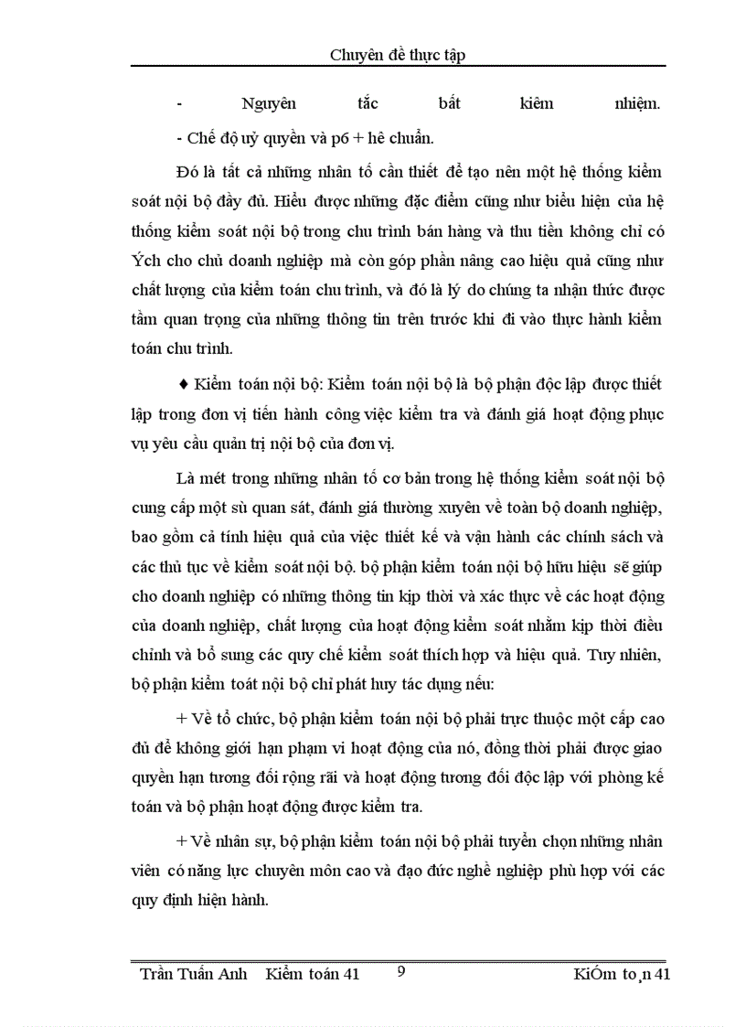 image for page Kiểm toán chu trình bán hàng – thu tiền trong kiểm toán báo cáo tài chính do Công ty Kiểm toán và Dịch vụ tin học thực hiện