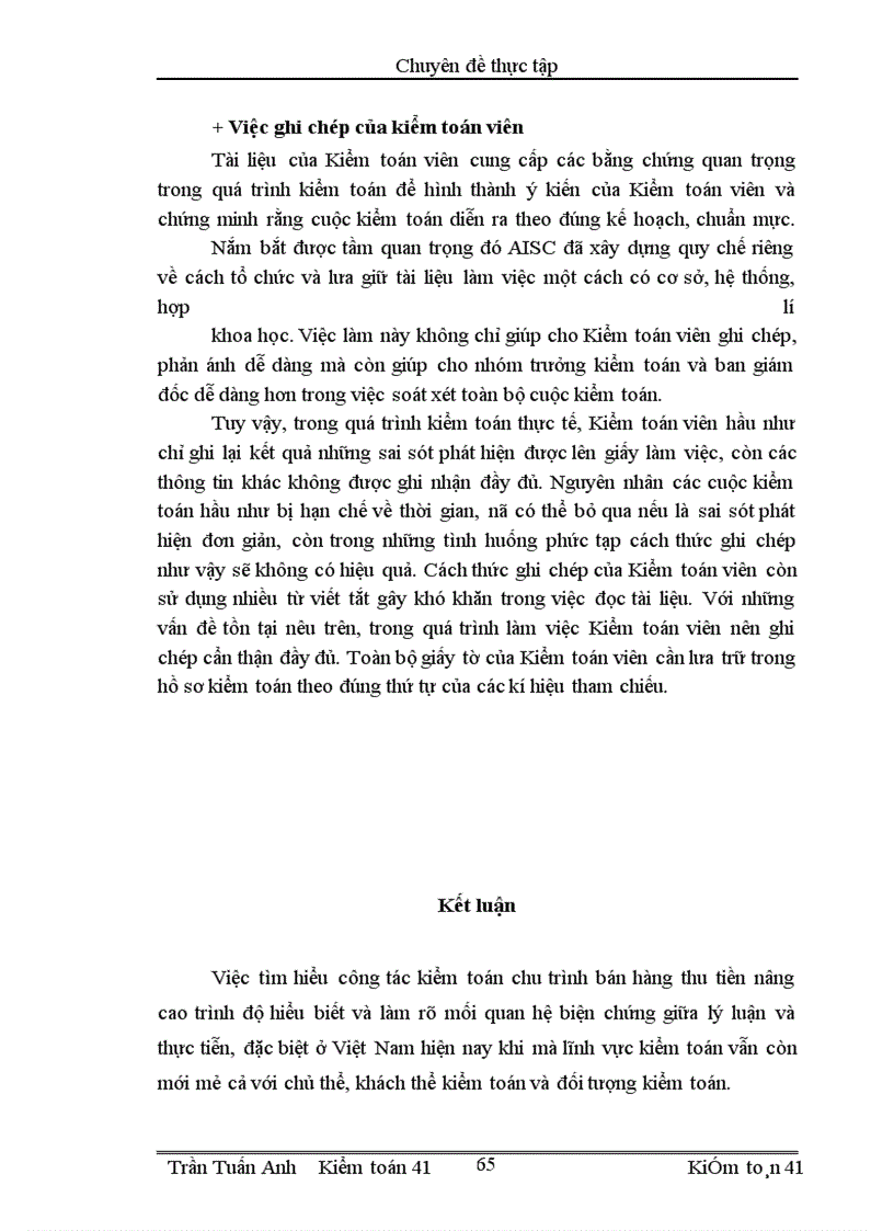 image for page Kiểm toán chu trình bán hàng – thu tiền trong kiểm toán báo cáo tài chính do Công ty Kiểm toán và Dịch vụ tin học thực hiện