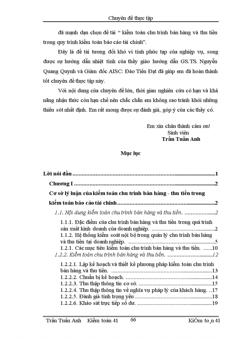 image for page Kiểm toán chu trình bán hàng – thu tiền trong kiểm toán báo cáo tài chính do Công ty Kiểm toán và Dịch vụ tin học thực hiện