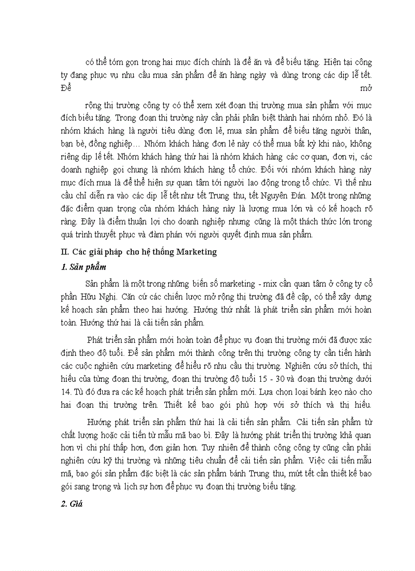 image for page Các giải pháp Marketing nhằm phát triển thị trường cho công ty bánh kẹo Hữu Nghị