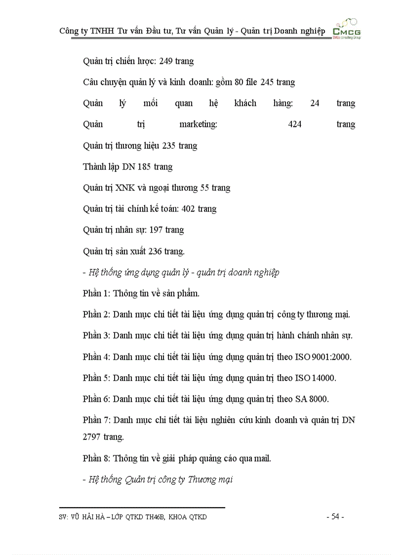 image for page Công ty TNHH Tư vấn Đầu tư, Tư vấn Quản lý - Quản trị Doanh nghiệp CMCG