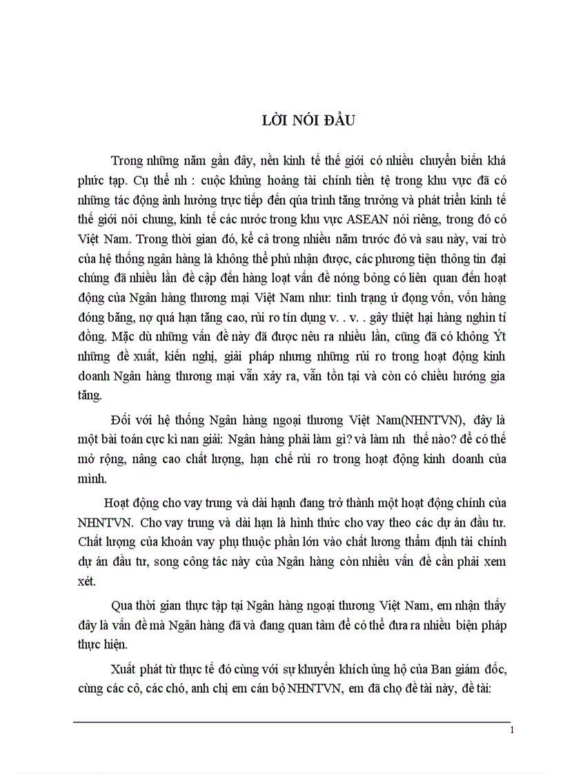 image for page Một số giải pháp nâng cao chất lơượng thẩm định tài chính dự án đầu tơư trong hoạt động cho vay tại NHNTVN.