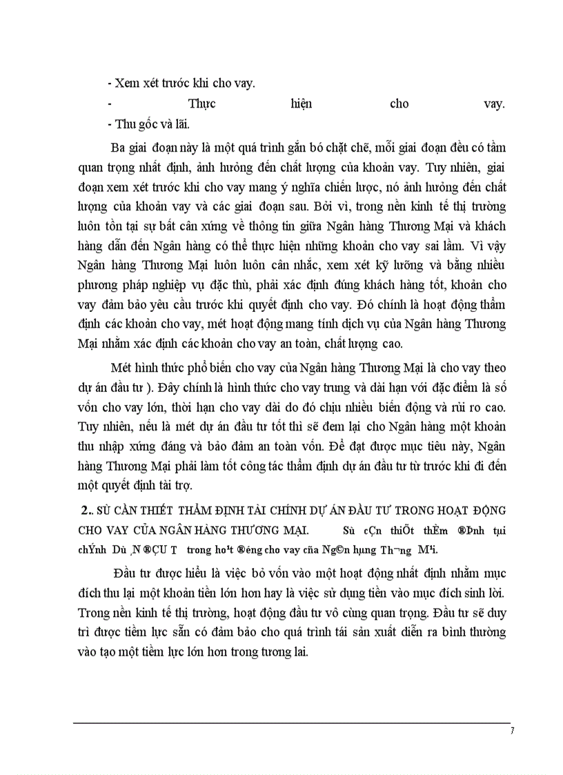 image for page Một số giải pháp nâng cao chất lơượng thẩm định tài chính dự án đầu tơư trong hoạt động cho vay tại NHNTVN.