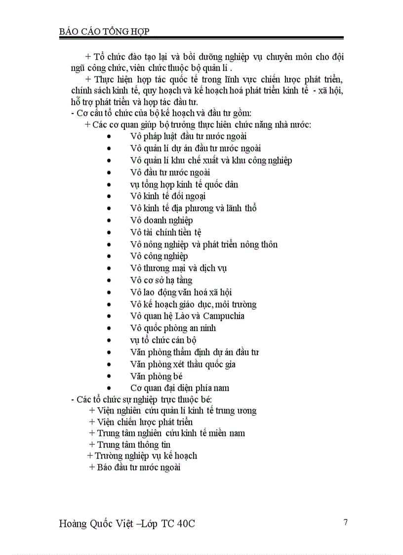 image for page Hoạt động quản lí của Vụ quản lí dự án đầu tư nước ngoài