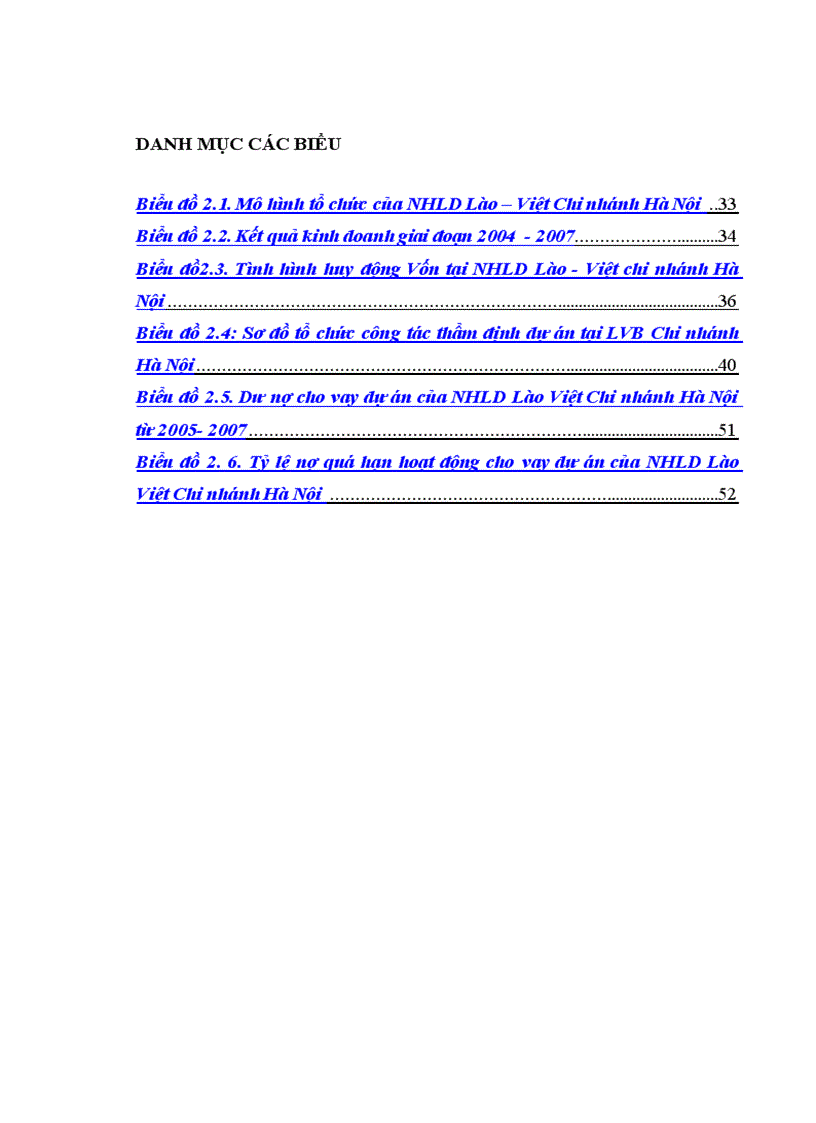 image for page Nâng cao chất lượng thẩm định tài chính dự án tại Ngân hàng Liên Doanh Lào - Việt Chi nhánh Hà Nội