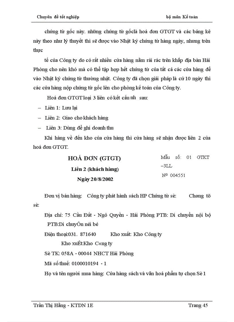 image for page Hoàn thiện công tác kế toán lưu chuyển hàng hoá tại Công ty Phát hành sách Hải Phòng