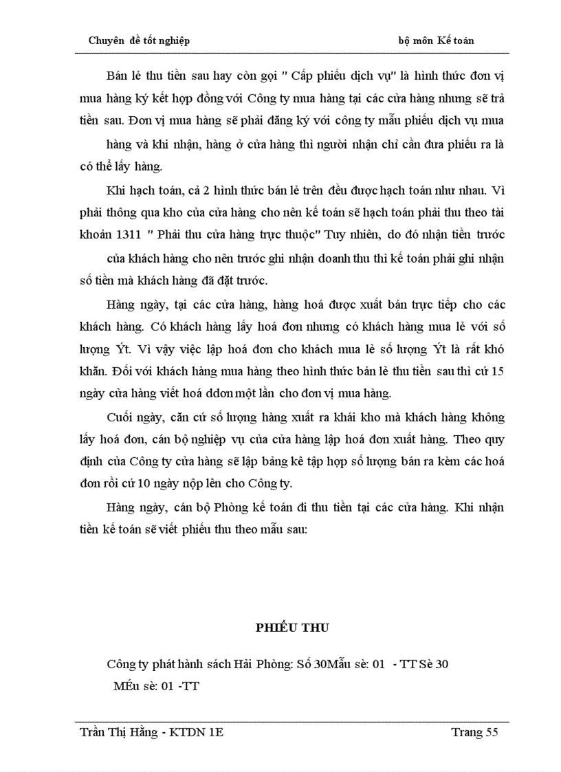 image for page Hoàn thiện công tác kế toán lưu chuyển hàng hoá tại Công ty Phát hành sách Hải Phòng