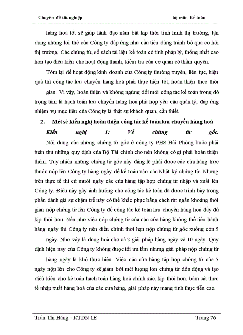 image for page Hoàn thiện công tác kế toán lưu chuyển hàng hoá tại Công ty Phát hành sách Hải Phòng
