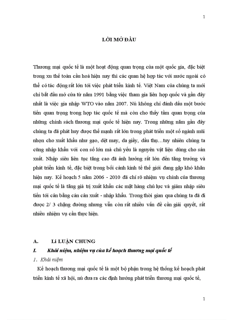 image for page Khái niệm, nhiệm vụ của kế hoạch thương mại quốc tế