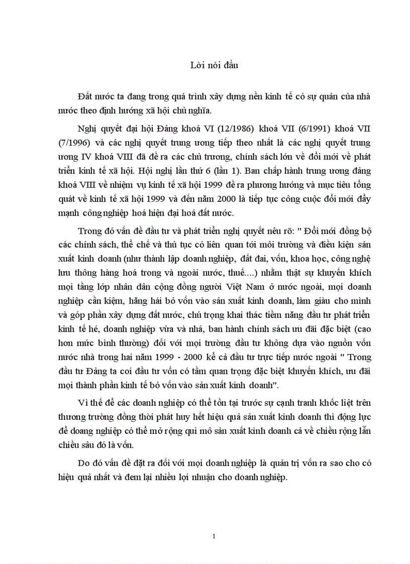 image for page Phân tích việc sử dụng vốn của công ty bánh kẹo Tràng An-Hà Nội.
